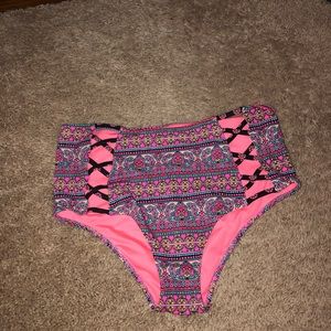 High waisted swimsuit bottoms